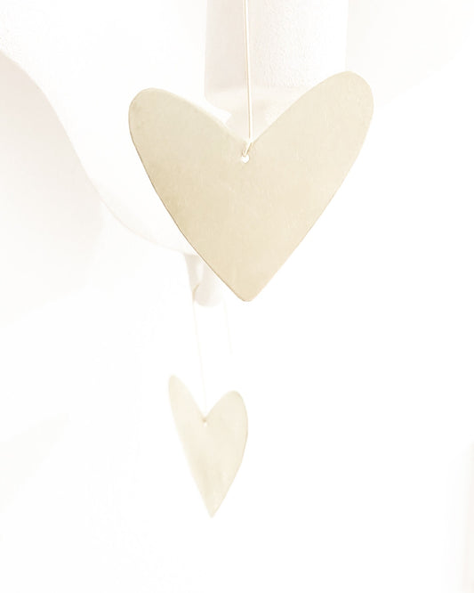 A T H E N A ~ giant heart earrings