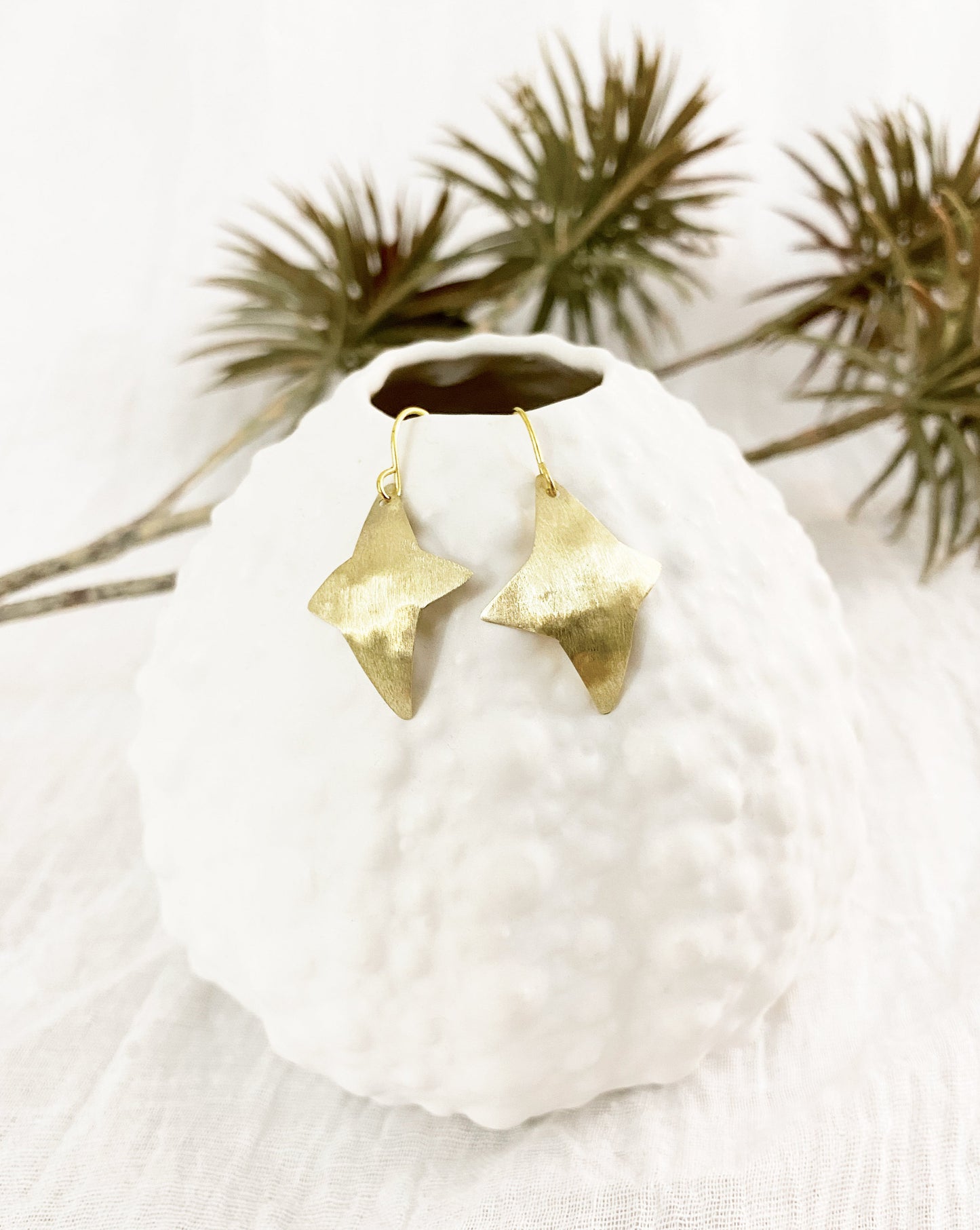 A S T E R I A ~ golden star earrings