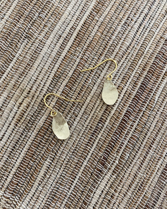 I R I S ~ golden drops earrings