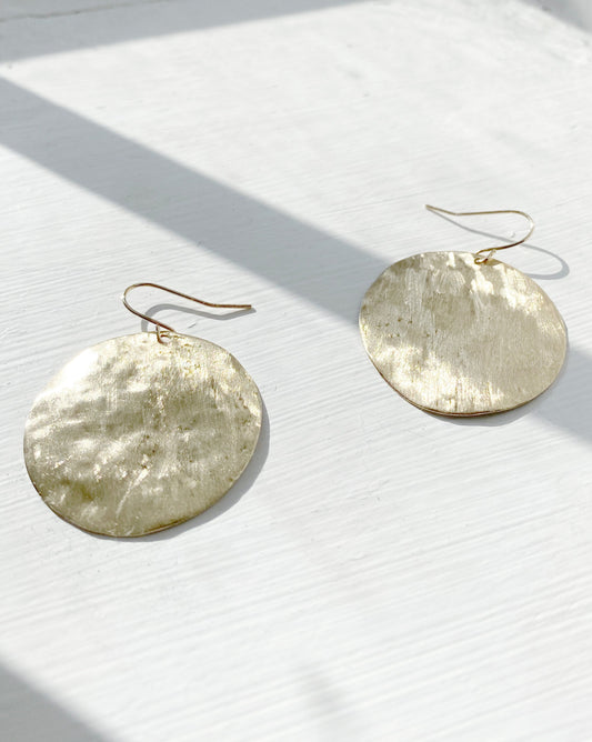 S O L A R I S ~ golden sun earrings